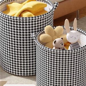 1pc Foldable Laundry Bin Storage Basket For Bathroom Toys Clothes Sundries